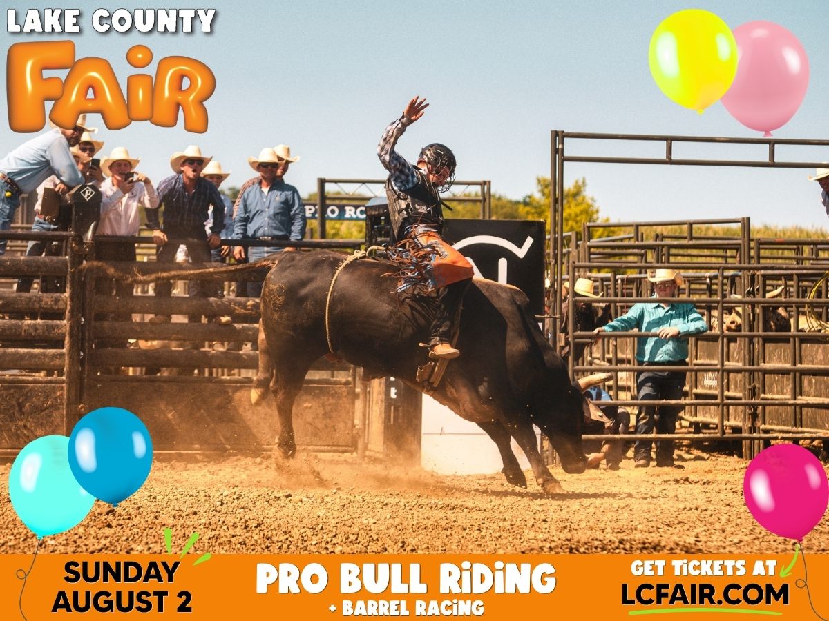 Pro Bull Riding & Barrel Racing at the Lake County Fair